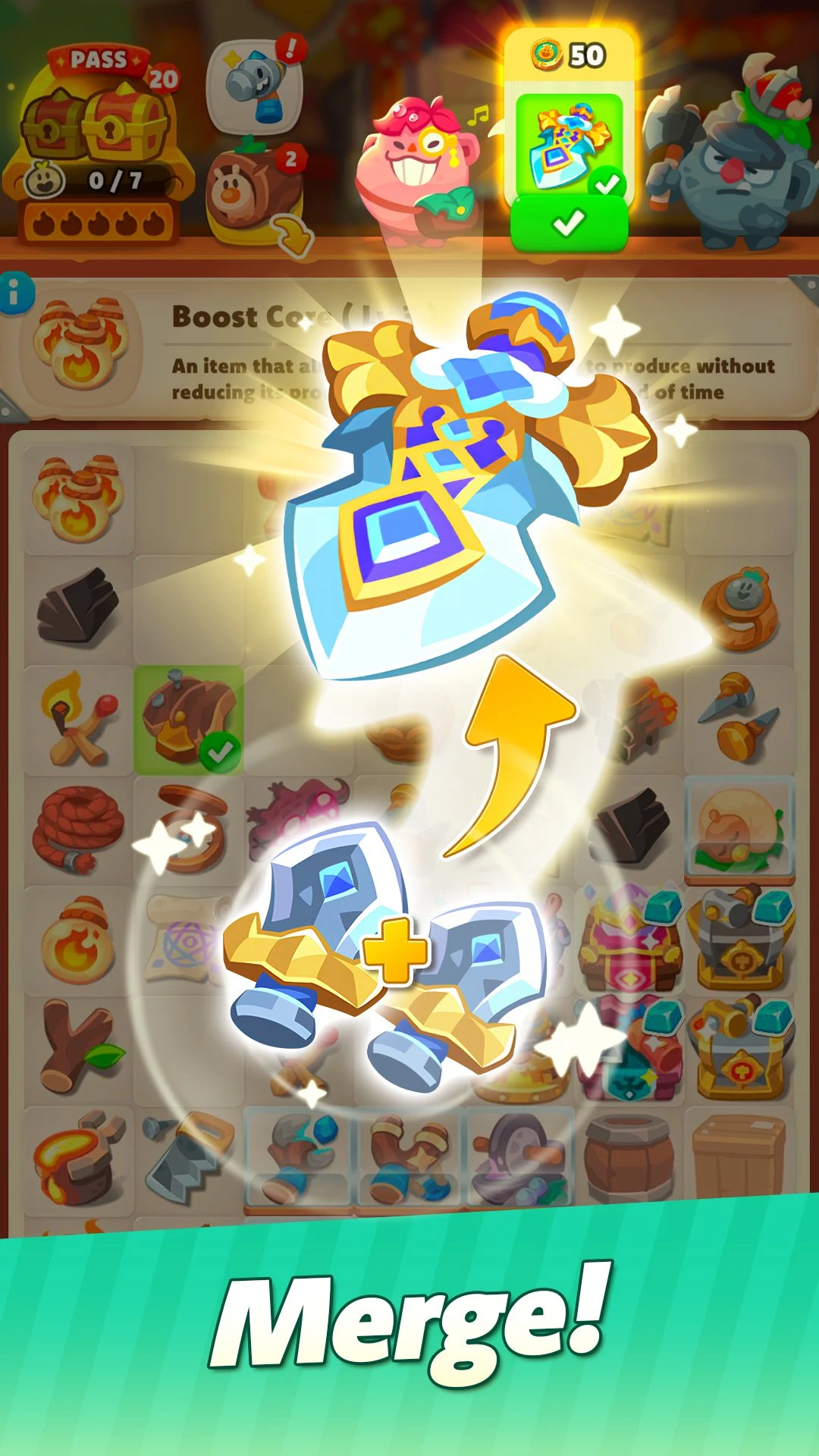 Weaponia : Merge & Fight screenshot