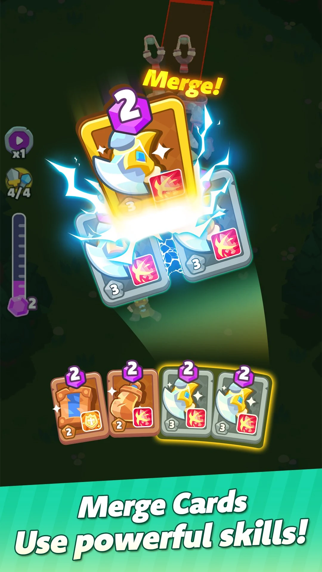 Weaponia : Merge & Fight screenshot